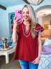 Country Moments Embroidered Top