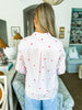 Piece of My Heart Button Down Shirt- Pink