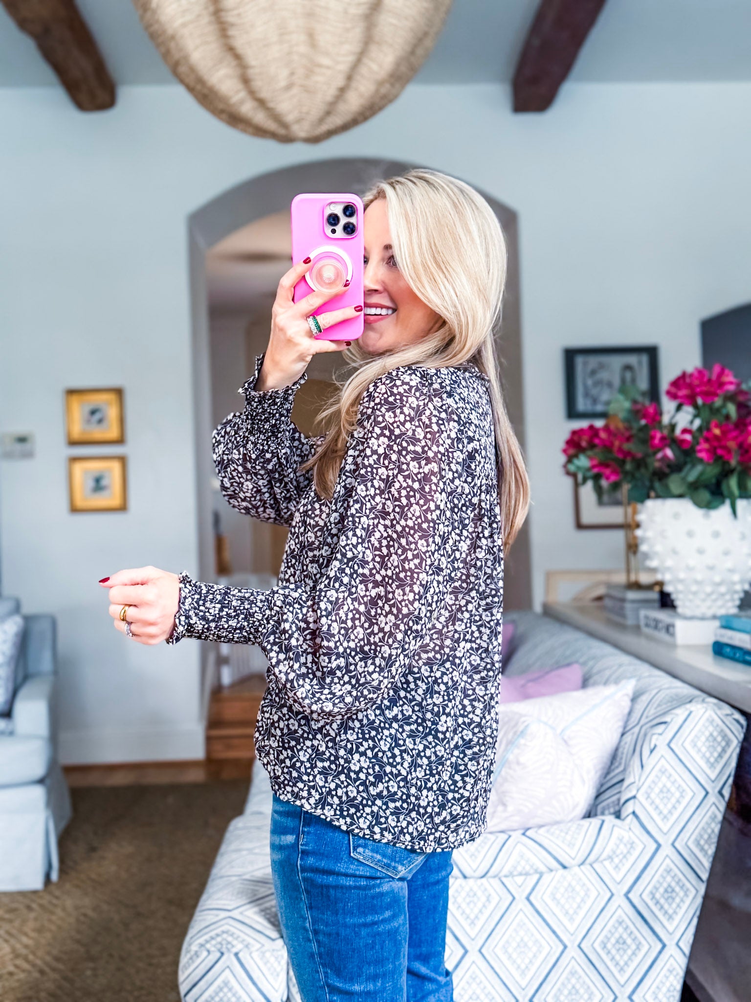 Firefly Glow Ruffled Top