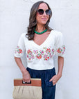 Pretty Little Petals Knit Top