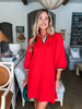 In the Details Dress-Red