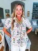 Delicate Dreams Floral Top-Ecru