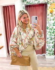 Equestrian Chain Dolman Top