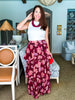 Dreaming Of Dahlias Maxi Skirt