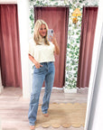 On the Go Straight Leg Jeans