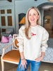 Nantucket Days Lobster Sweatshirt- Cream