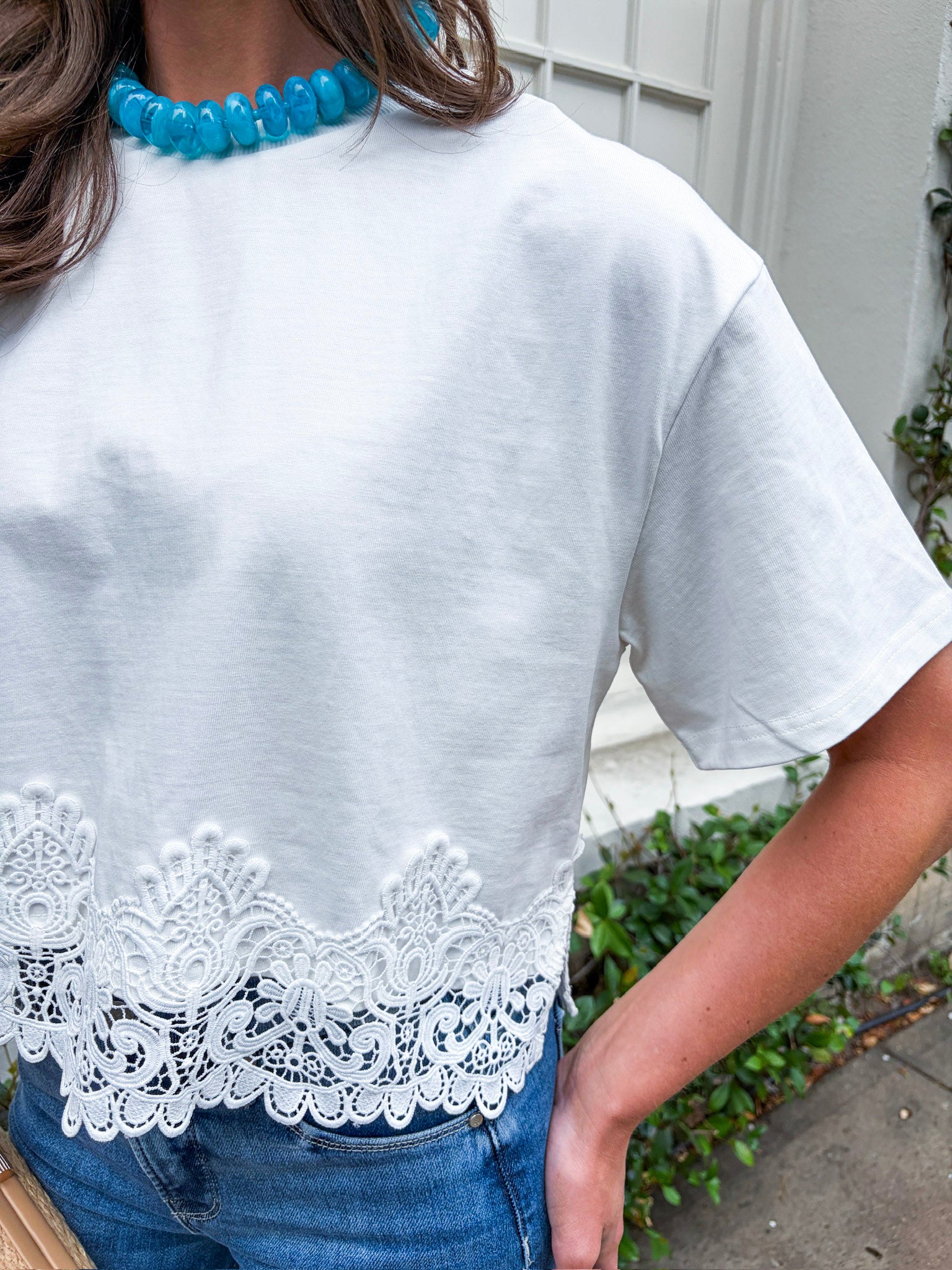Coconut Kiss Lace Top