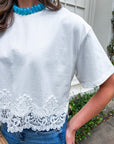 Coconut Kiss Lace Top