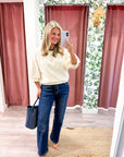 Eleanor Bubble Sleeve Sweatshirt