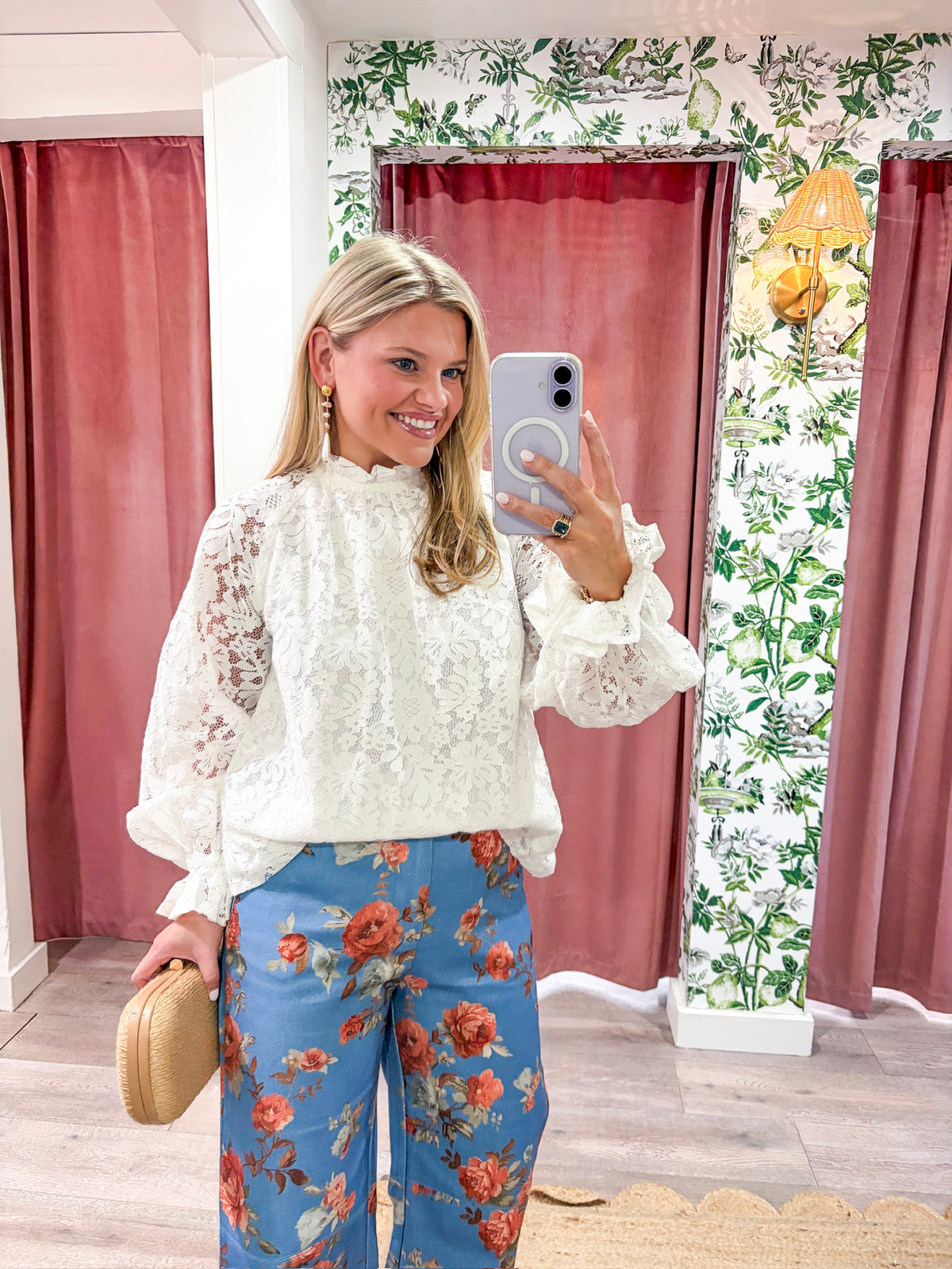 Amelie Lace Top
