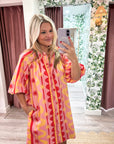 Sun and Wave Mini Dress