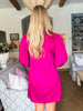 Change of Season Dress-Magenta