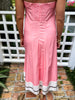 Loft Party Strapless Maxi Dress