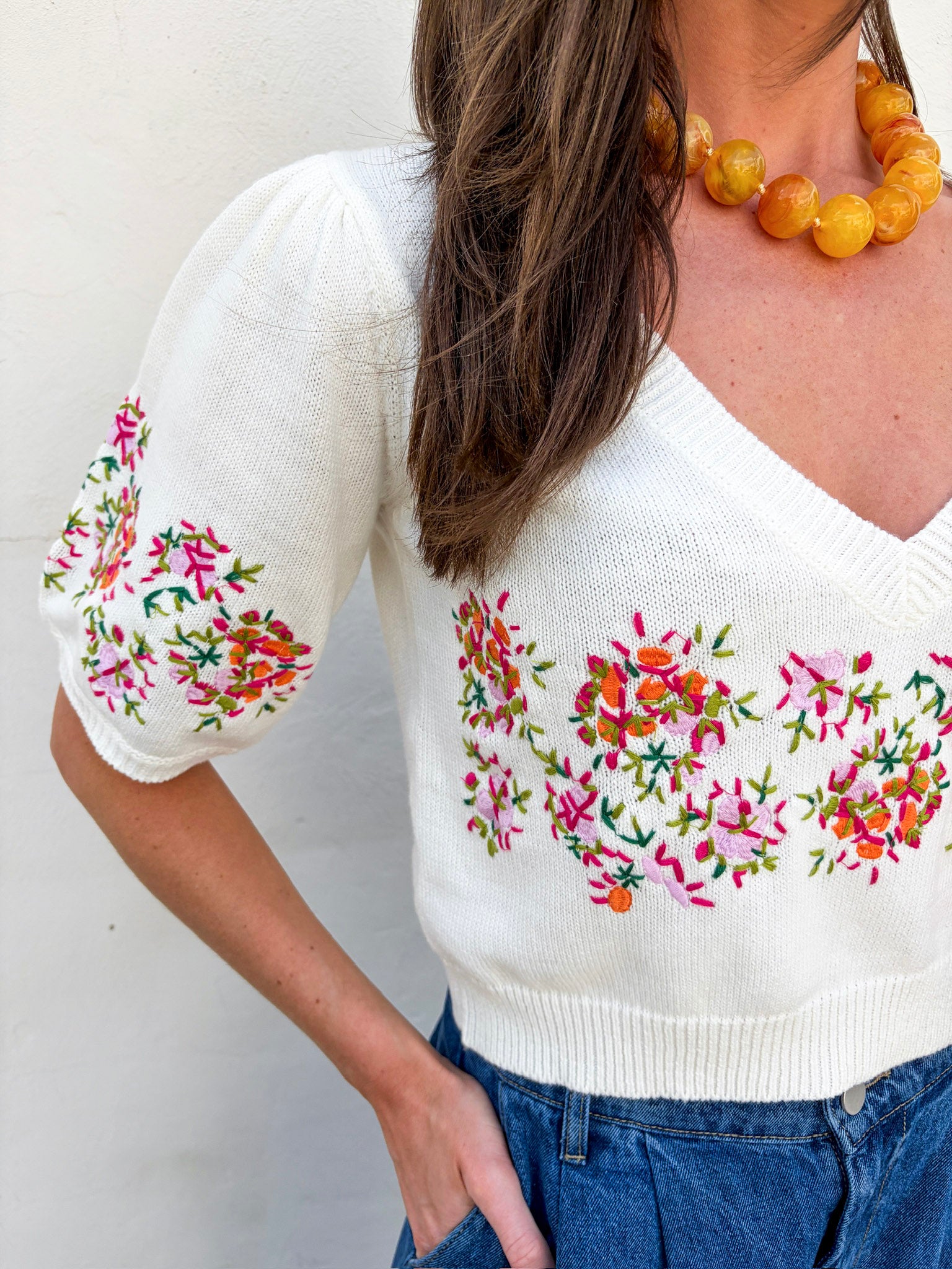 Pretty Little Petals Knit Top