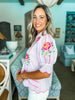 Sunny Horizon Embroidered Top-Pink