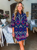 Deco Darling Embroidered Mini Dress