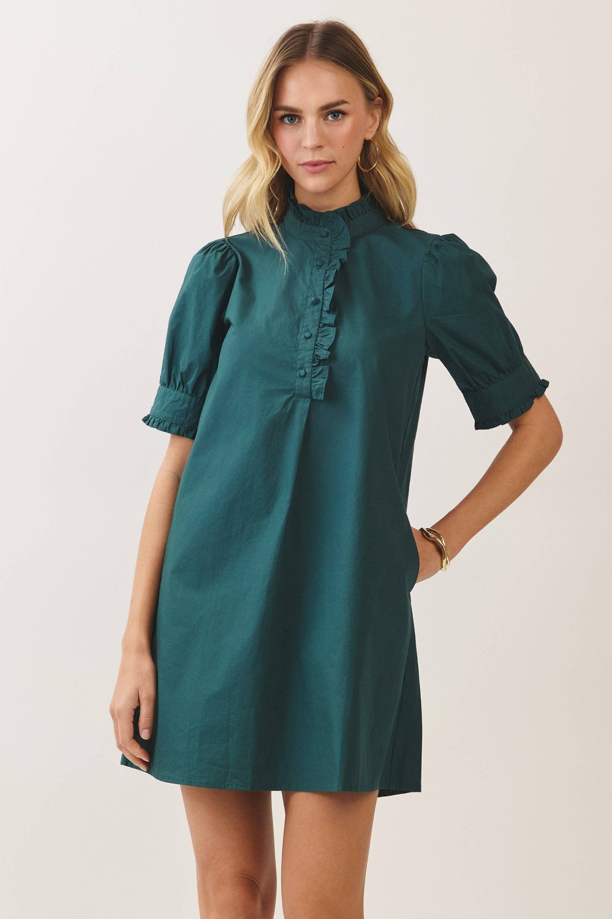 Beloved Puff Sleeve Mini Dress