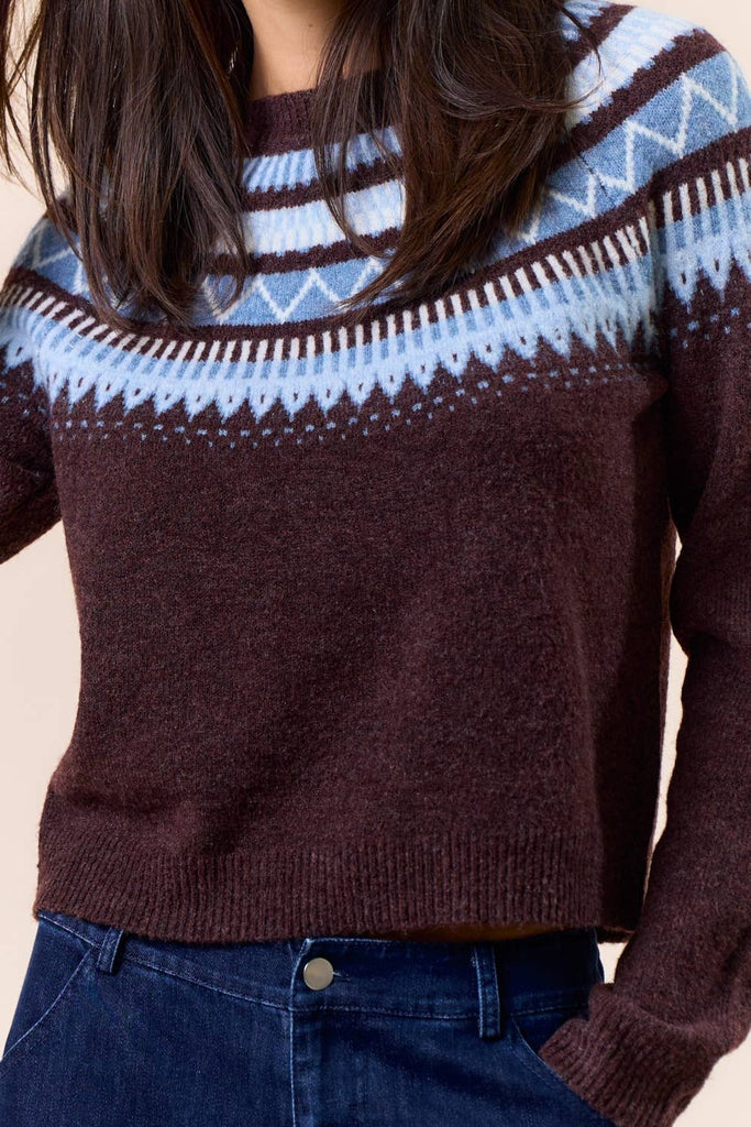 Snow Blast Patterned Sweater