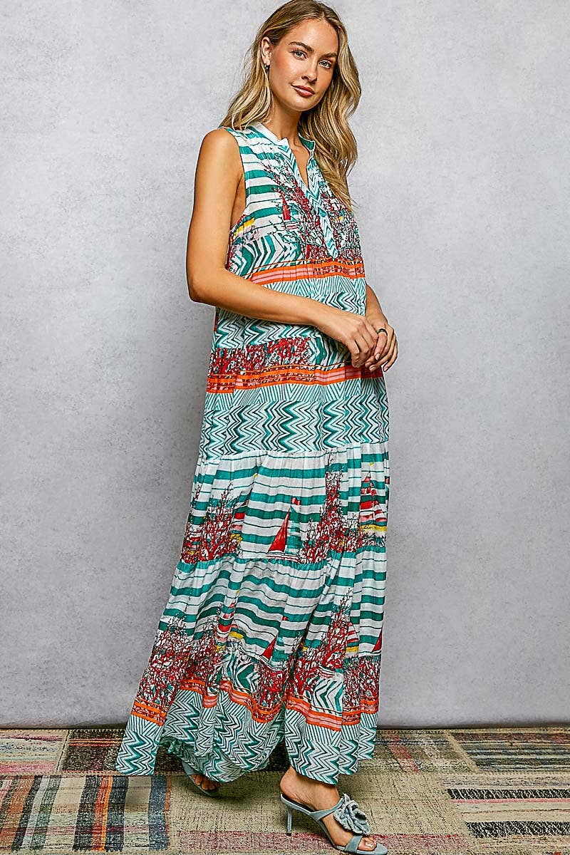 Crystal Waters Maxi Dress