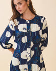 Poppy Motif Dress
