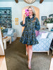 Floral Stark Tiered Mini Dress