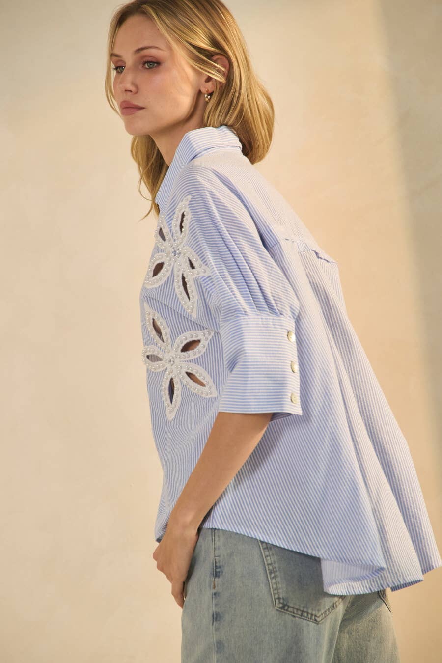 Grace in Bloom Striped Top