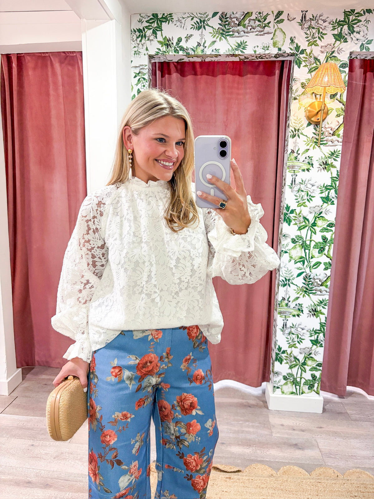 Amelie Lace Top