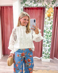 Amelie Lace Top