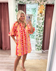 Sun and Wave Mini Dress