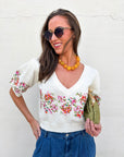 Pretty Little Petals Knit Top