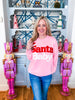 Santa Baby Knit Sweater-Light Pink