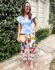 Garden Glow Peplum Top