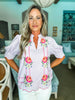 Sunny Horizon Embroidered Top-Pink