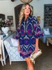 Deco Darling Embroidered Mini Dress