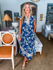 Teatime Time Floral Print Midi Dress
