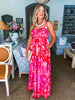 Wild Jungle Print Maxi Dress