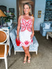 Seaside Stroll Embroidered Dress