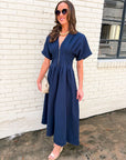 Nicola Zipper Midi Dress