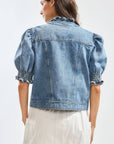 Darling Denim Puff Sleeve Jacket