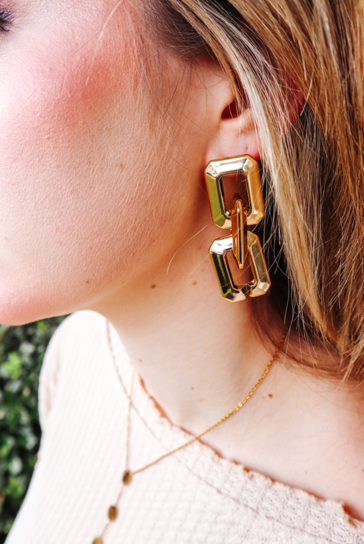 Stallone Earrings-Rectangle