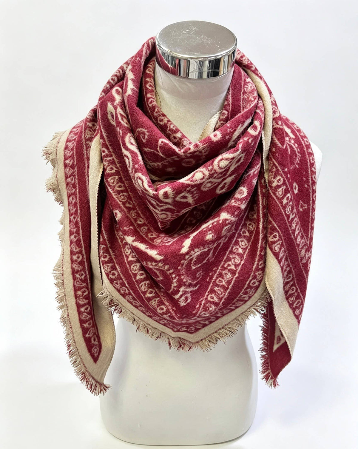 PREORDER: Soft Country Bandana Scarf-Red