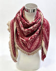 PREORDER: Soft Country Bandana Scarf-Red