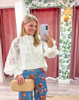 Amelie Lace Top