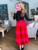 Lolli Striped Midi Skirt