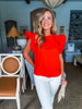 Just My Type Top- Orange