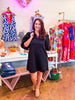 In the Details Dress-Black