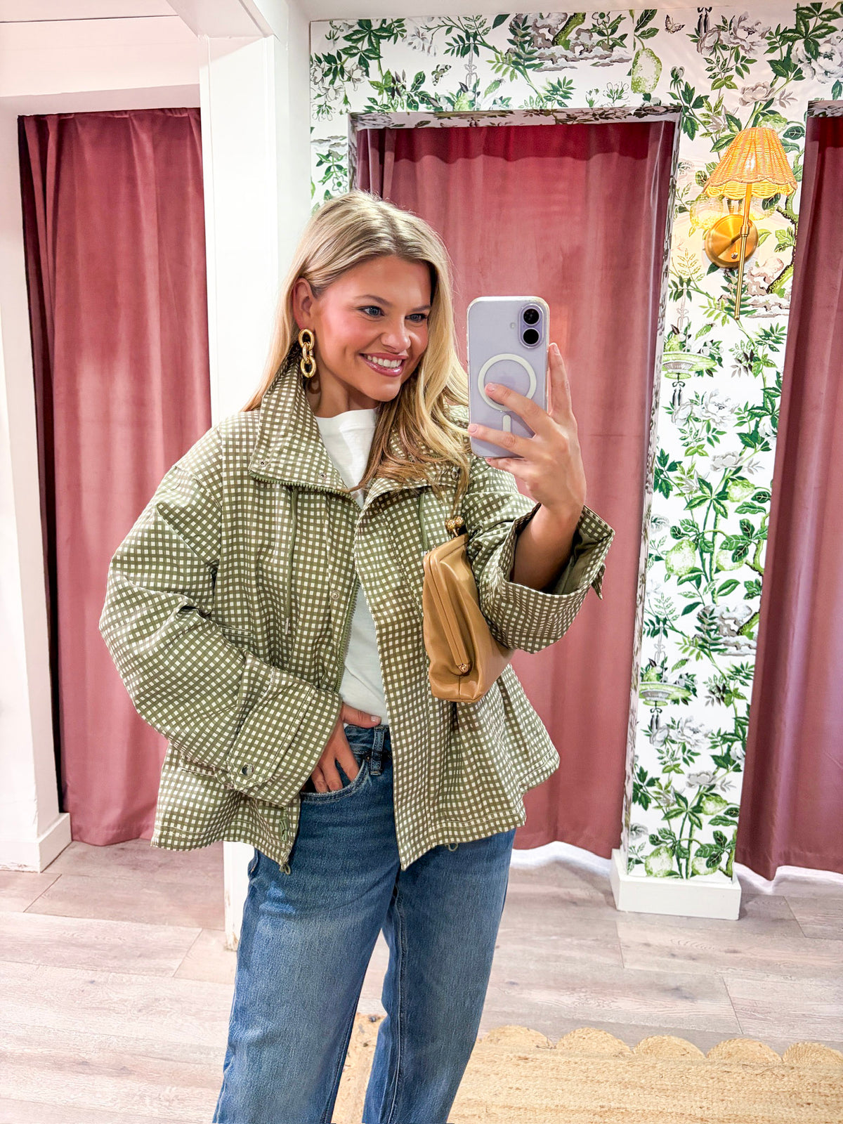 Somewhere Nice Gingham Jacket