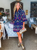 Deco Darling Embroidered Mini Dress