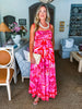 Wild Jungle Print Maxi Dress