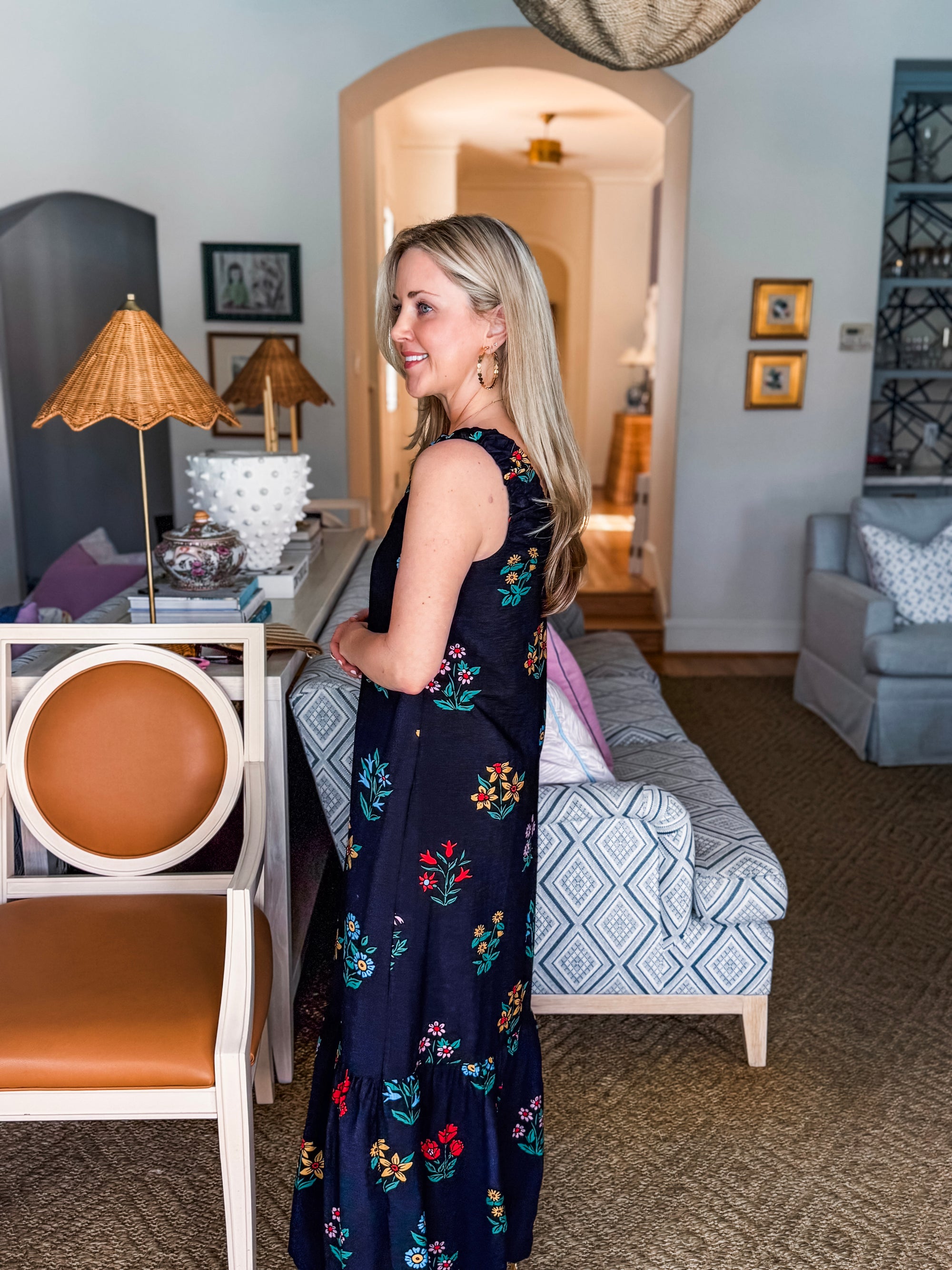 Lovers Lane Floral Maxi Dress